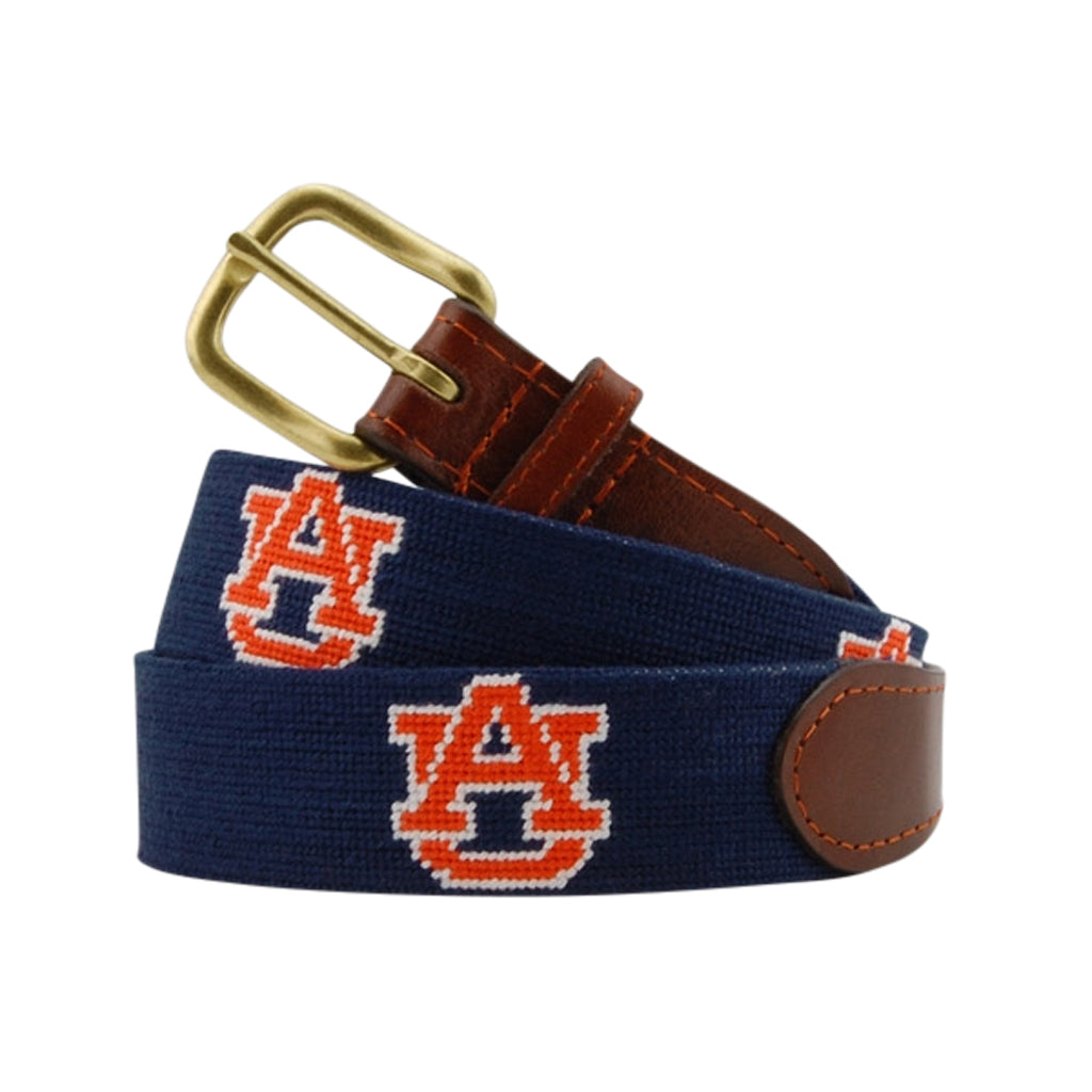 Smathers and Branson Auburn Needlepoint Belt