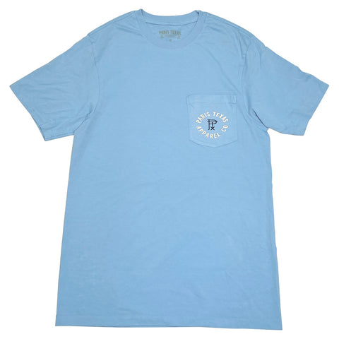 Gulf Coast Surf Club Pocket T-Shirt - Azure