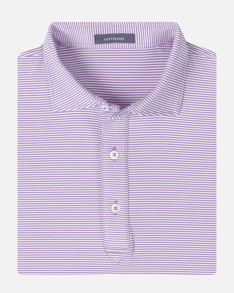 Carter Stripe Performance Polo