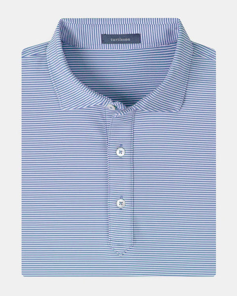 Carter Stripe Performance Polo