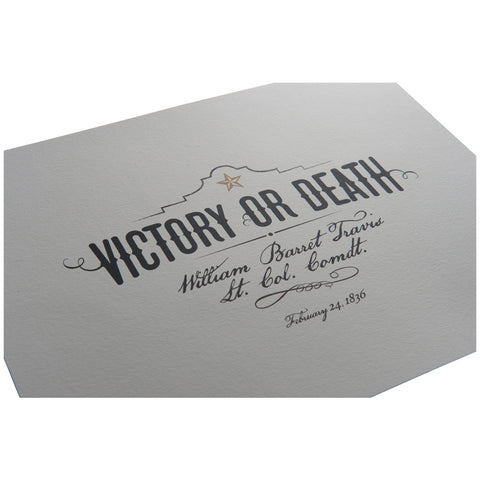 Victory or Death Print - 11x14