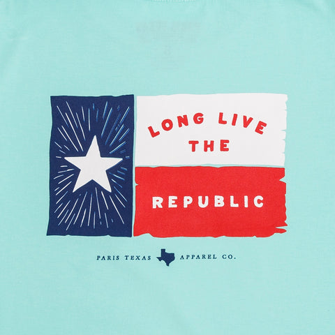 Youth Lone Star Flag T-Shirt - Mint