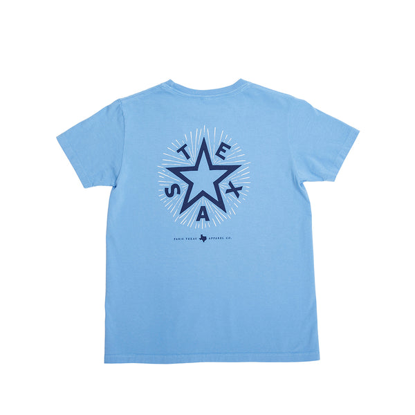 Youth_Texas_Star_Pocket_Tshirt_Azure