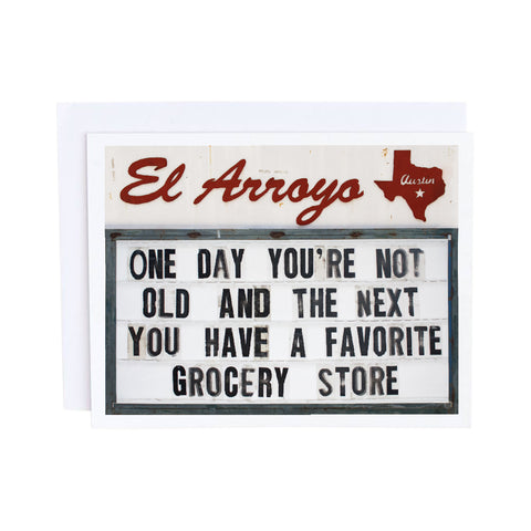 El Arroyo Card - Grocery Store