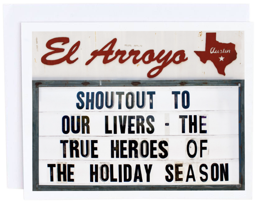 El Arroyo Card - Holiday Heroes