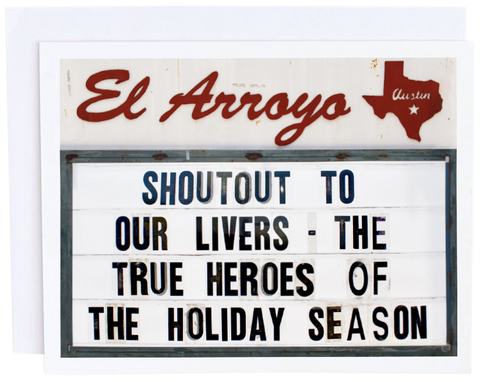 El Arroyo Card - Holiday Heroes