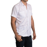 El Presidente Guayabera, Mexican Shirt for Men - White 2
