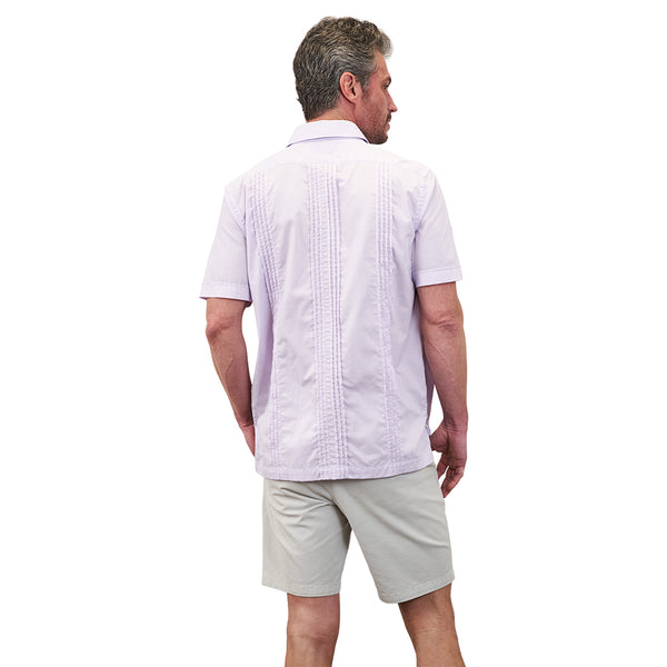 Carmel Hemingway Guayabera - Lavender