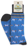 Bird Dog Bay Pointer Parade Socks - Blue