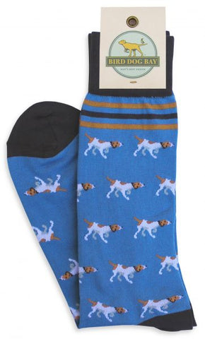 Pointer Parade Socks - Blue