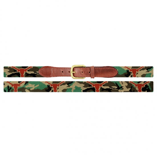 UT Needlepoint Belt - Camo
