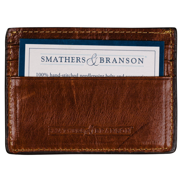 Smathers & Branson Texas Flag Card Wallet