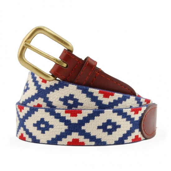 Gaucho Rojo Needlepoint Belt Paris Texas Apparel Co