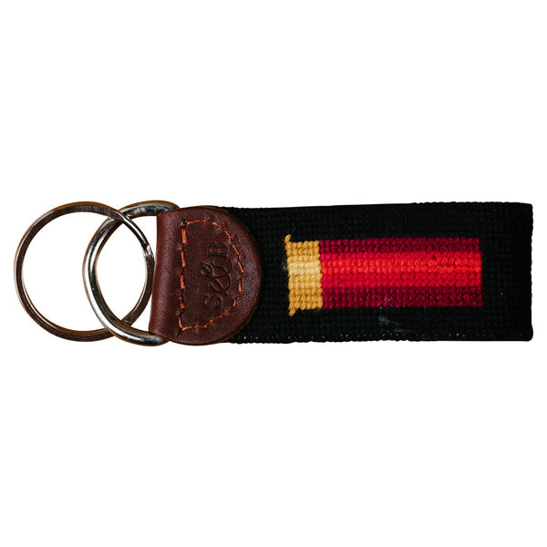 Smathers & Branson Shotgun Shell Needlepoint Key Fob