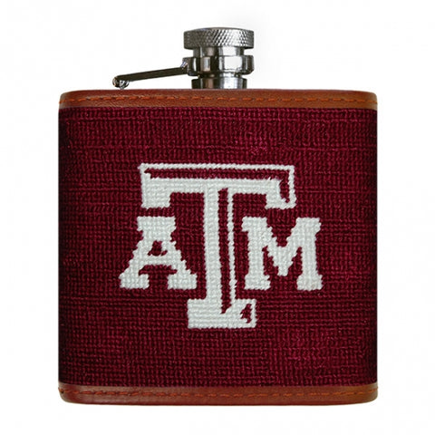 Texas A&M Needlepoint Flask