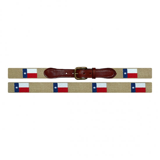 Texas Flag Needlepoint Belt