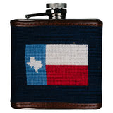Smathers & Branson Texas Flag Needlepoint Flask