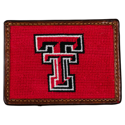 Texas Tech Needlepoint Luggage Tag