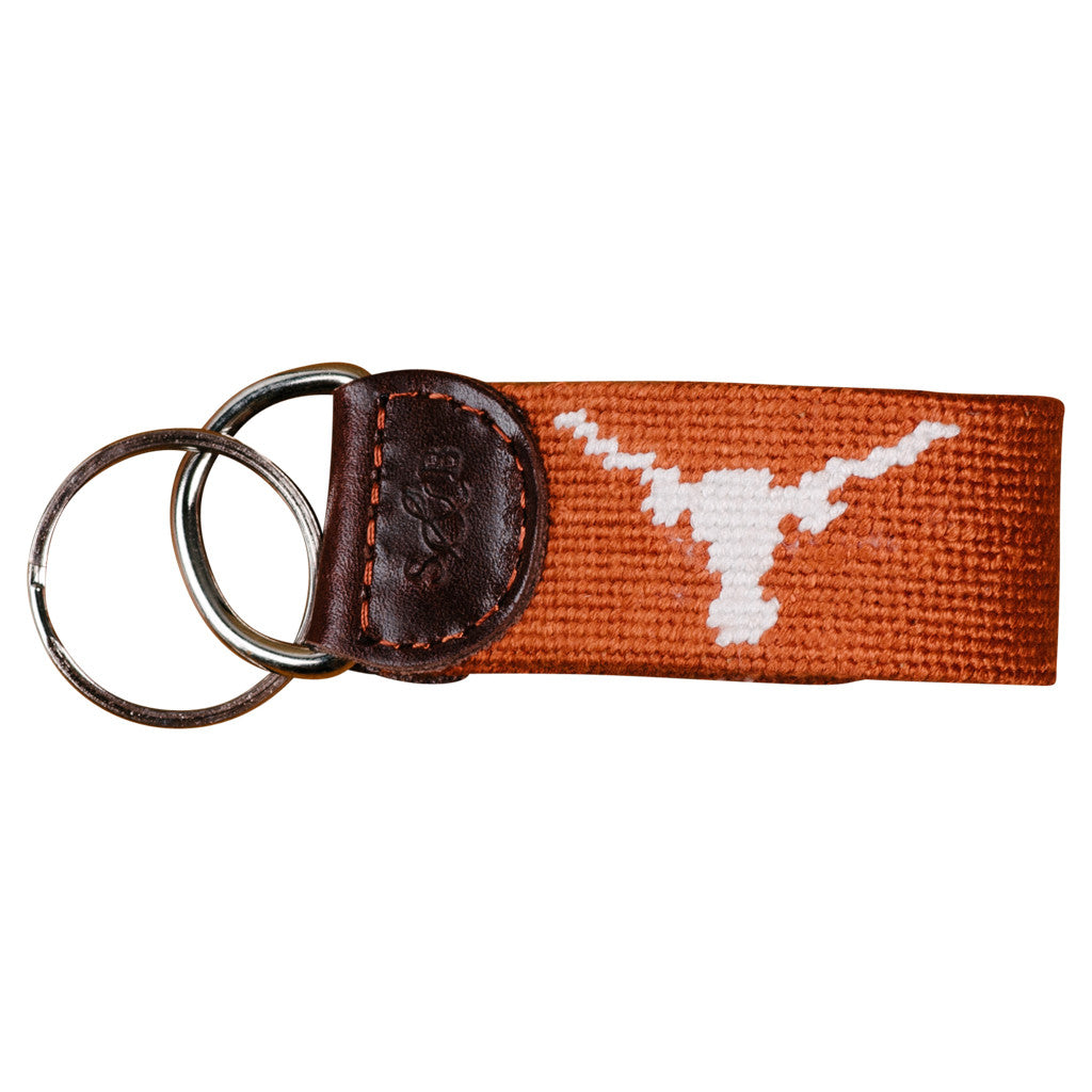Texas Tech Needlepoint Key Fob in Black by Smathers & Branson main image 1