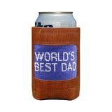 World's Best Dad Needlepoint Can Cooler
