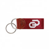 Oklahoma Needlepoint Key Fob