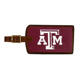 Smathers & Branson Texas A&M Needlepoint Luggage Tag