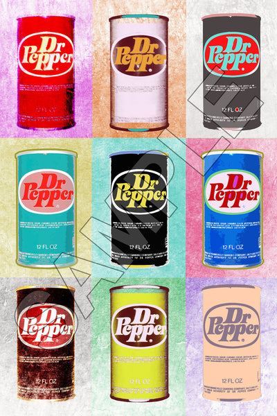 Dr Pepper Pop Art Warhol