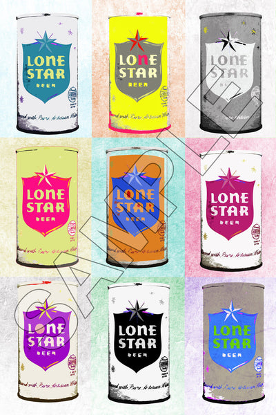 Lonesar Beer Pop Art Warhol