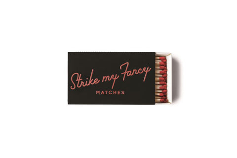 "Strike My Fancy" Safety Matches in Black Box