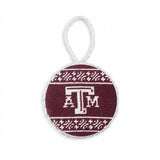 Texas A&M Needlepoint Ornament