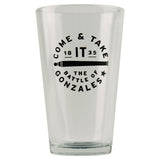 Come & Take It Pint Beer Glass